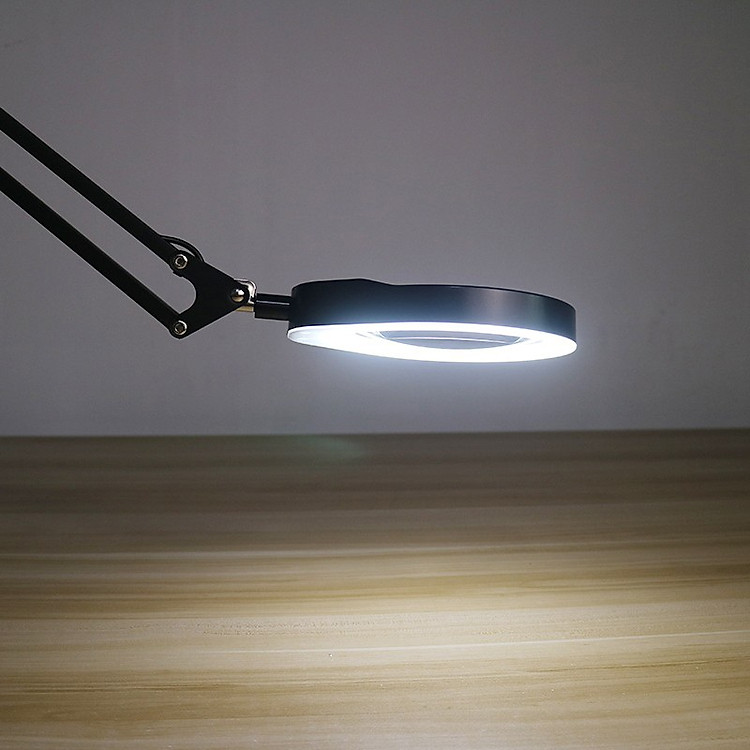 Kính lúp công nghiệp gắn bàn TERINO DE-27B (phóng đại 10X và 20X) - Ảnh 2