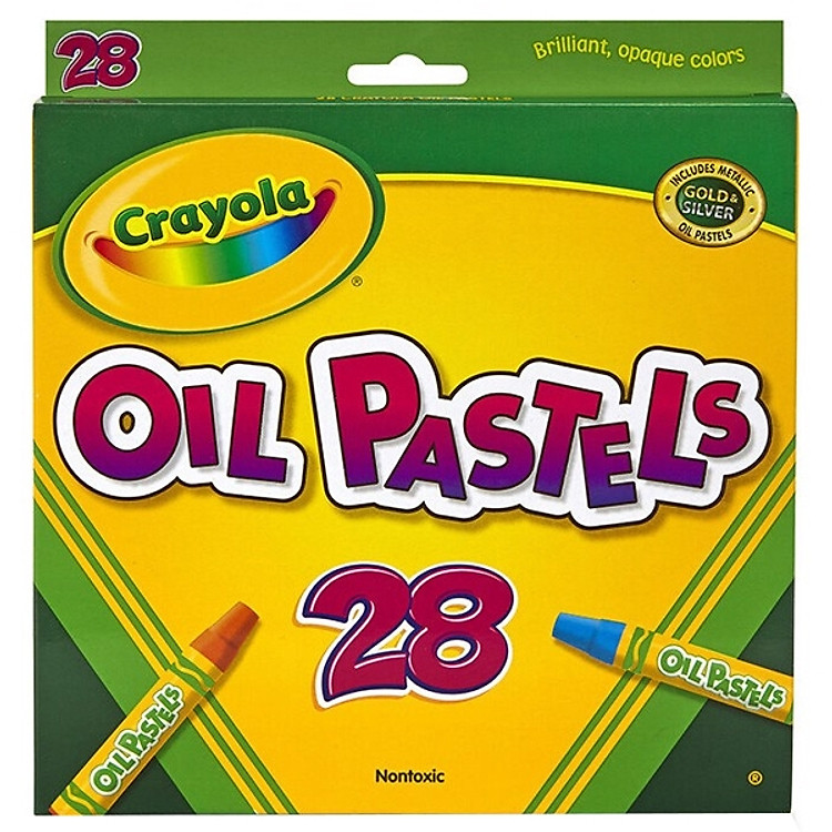 Bộ Bút Sáp Dầu Crayola 28 Màu