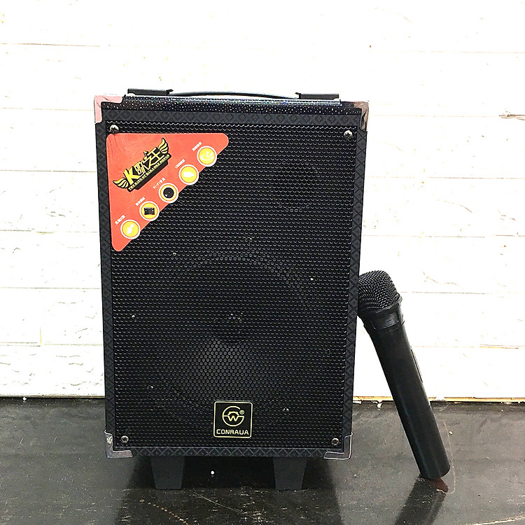 Loa Kẹo Kéo Di Động Karaoke Bluetooth Q8S Tặng 1 Micro Không Dây Hát Siêu Hay