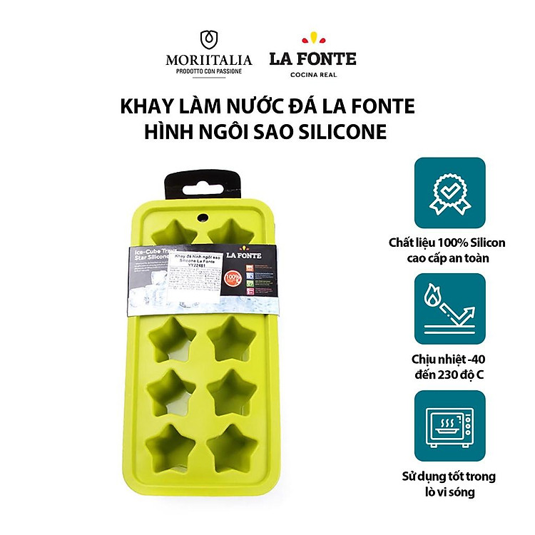 Khay làm đá La Fonte hình ngôi sao silicone 10 ô YY22481