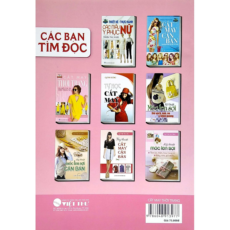 Bộ Sách Cắt May Căn Bản - Ảnh 6