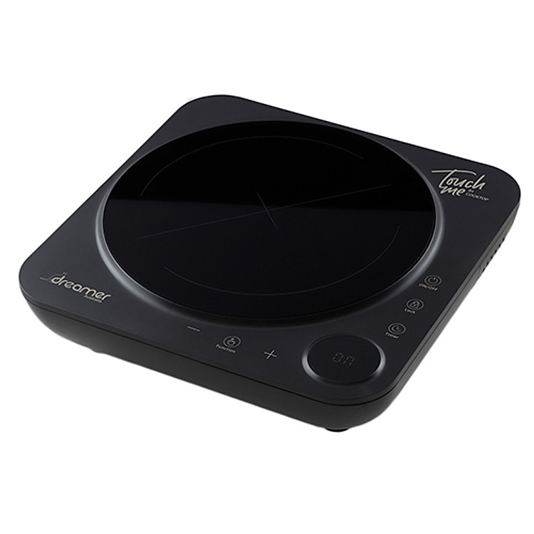 Bếp Điện Từ Đơn Dreamer DC-IH01 2200W, 9 Mức Công Suất, 9 Mức Nhiệt Độ, Chống Tràn, Cảnh Báo Nhiệt Dư, Khóa Trẻ Em, Cảm ứng Sensor Touch - Hàng Chính Hãng