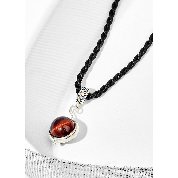 Mặt dây chuyền đá thiên nhiên viền bạc - Ngọc Quý Gemstones