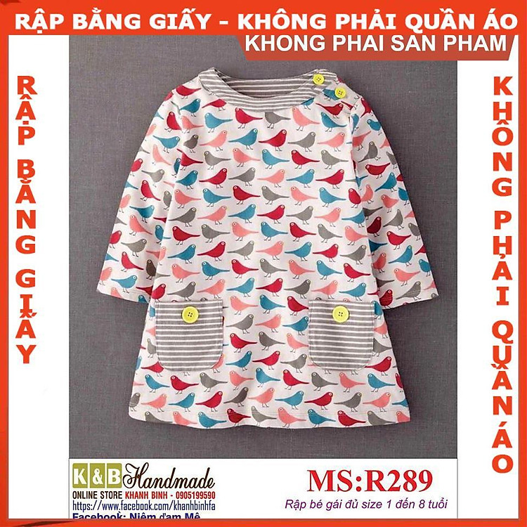 Rập giấy A0 mã R289 (BẢN VẼ) - Ảnh 2