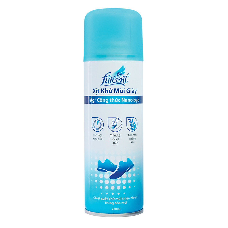 Khử Mùi Giày Farcent (220ml)