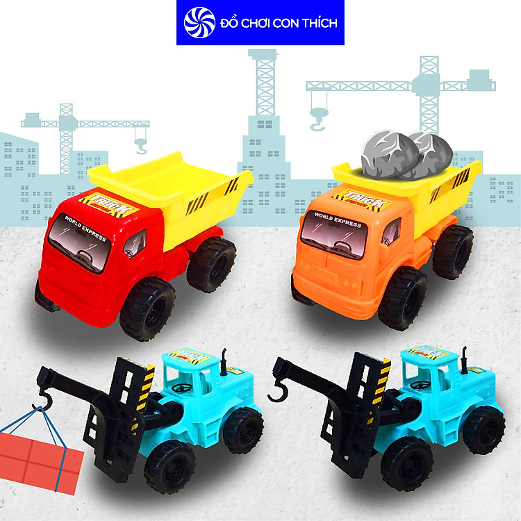 Mua tại Tiki: Đồ Chơi 2 Xe Công Trình Việt Nam Chính hãng Giá rẻ