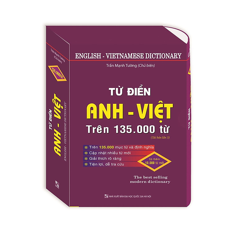 Từ điển Anh – Việt trên 135.000 từ (Tái Bản 04)