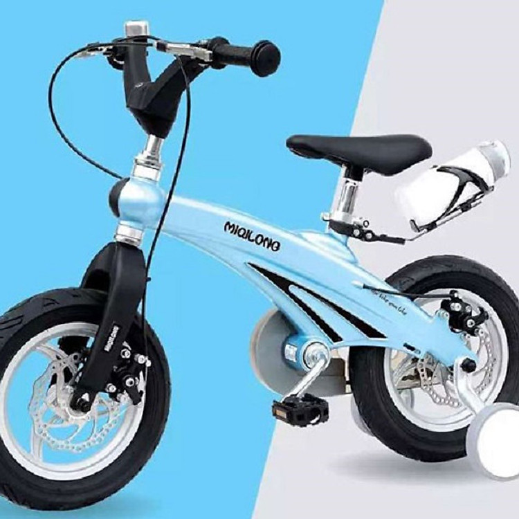 Xe đạp khung hợp kim Magie bánh 14" cho bé 4 - 7 tuổi