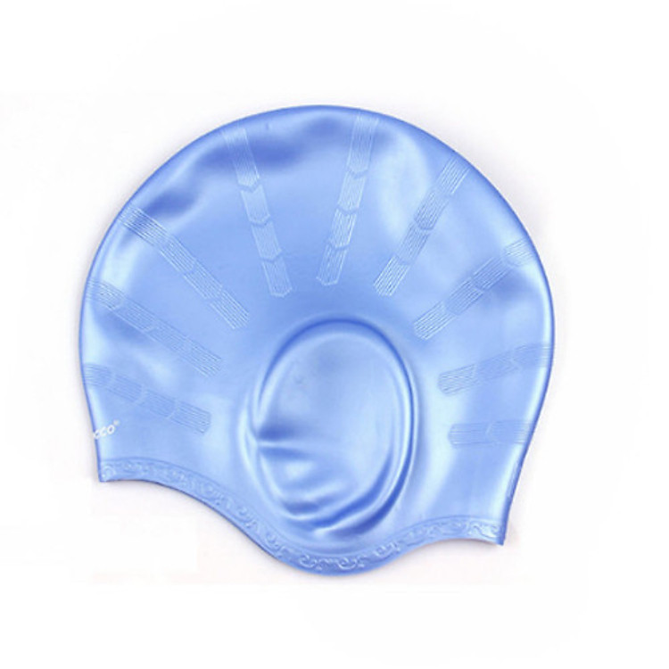 Nón bơi che tai Cleacco chất liệu Silicon cao cấp , chống nước , chóng UV , mềm mại thoải mái khi đeo, dành cho vận động viên chuyên nghiệp hoặc người có sở thích đi bơi - Hang Chính Hãng BORO SPORT