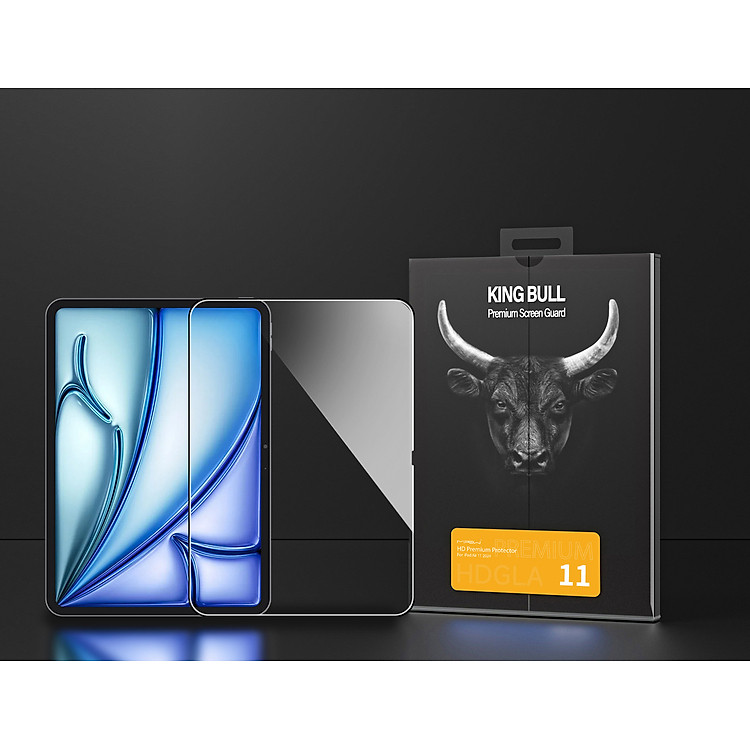 Miếng Dán Cường Lực Cho iPad Air 2024 13"/ 11" MIPOW KINGBULL Premium HD_ Hàng chính hãng