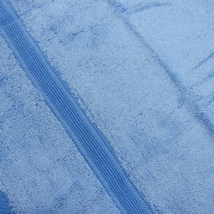 Khăn tắm cotton 1,4m - Xanh dương Chính hãng Giá rẻ - Hình ảnh 2