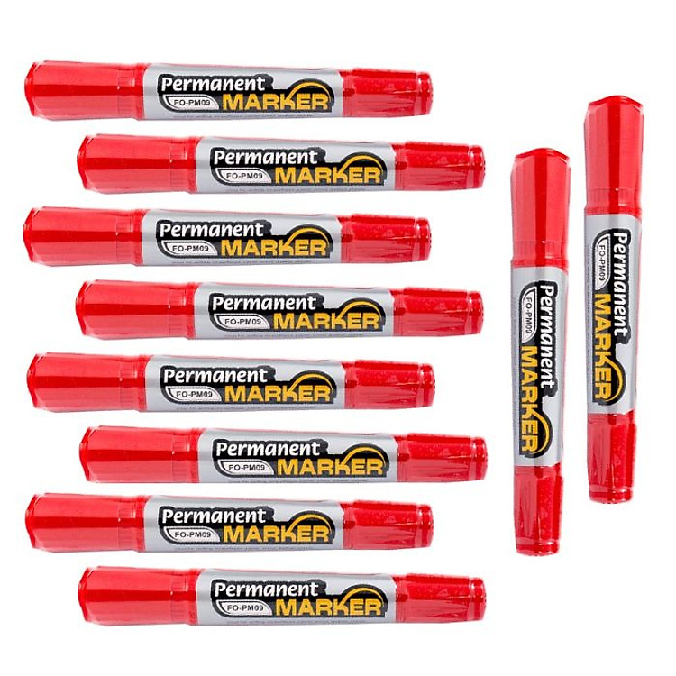 Bộ Bút Lông Dầu FlexOffice FO-PM-09 (10 chiếc)