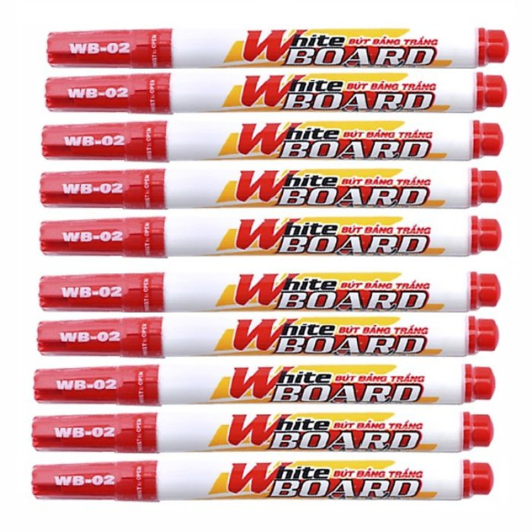 Bộ 10 Bút lông bảng Thiên Long WB-02