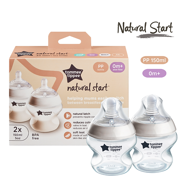 Bình Sữa Tommee Tippee Natural 150ml Giá rẻ - Hình ảnh 2