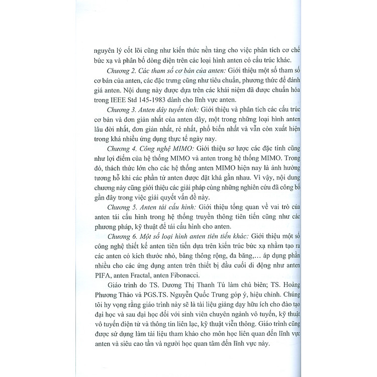 Giáo trình Công nghệ Anten tiên tiến - Ảnh 4