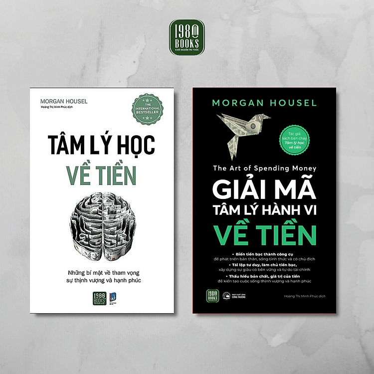 Combo 2 Sách - Tâm Lý Học Về Tiền + Giải Mã Tâm Lý Hành Vi Về Tiền - Morgan Housel