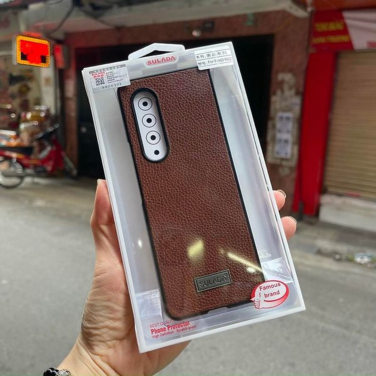 Ốp lưng Samsung Galaxy Fold 3 hiệu SULADA dạng da mềm - hàng nhập khẩu