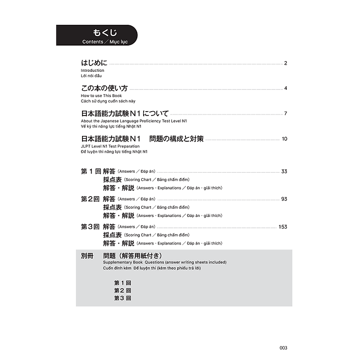 Kỳ Thi Năng Lực Nhật Ngữ N1 - Bộ Đề Luyện Thi - Ảnh 3