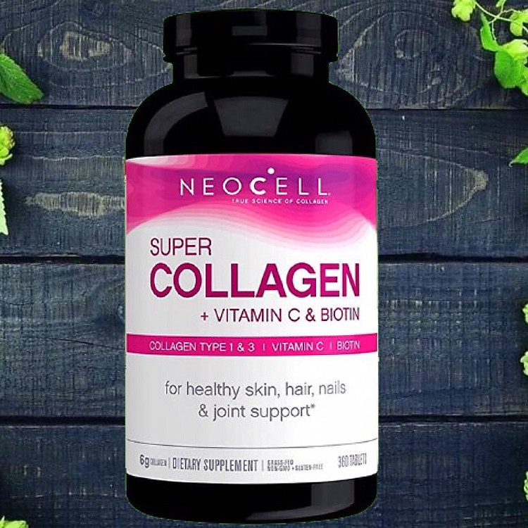 Collagen Mỹ NEOCELL Đẹp Da Khỏe Khớp Super Collagen +C Và Biotin (360 Viên) - QuaTangMe Extaste