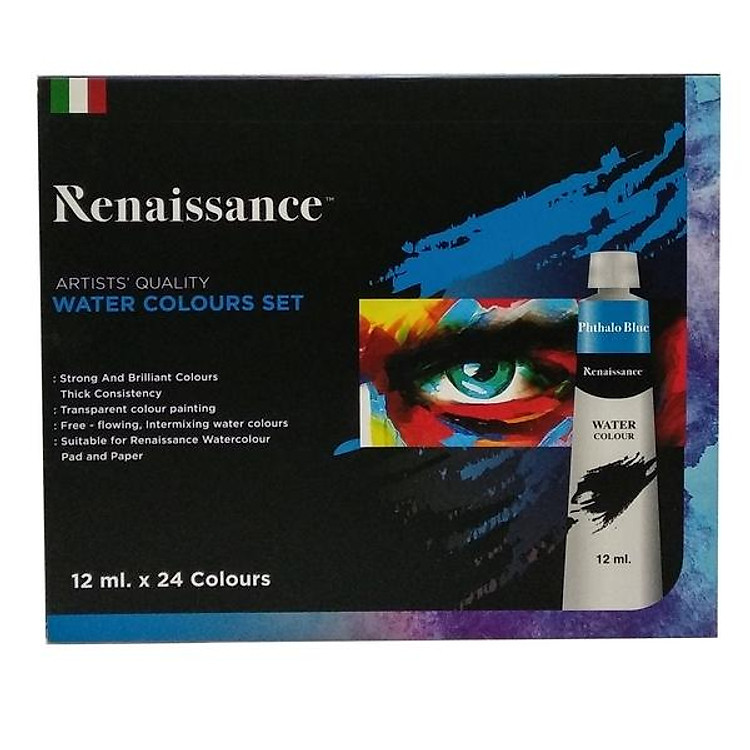 Bộ Bút Chì Màu Nước Renaissance (24 màu)