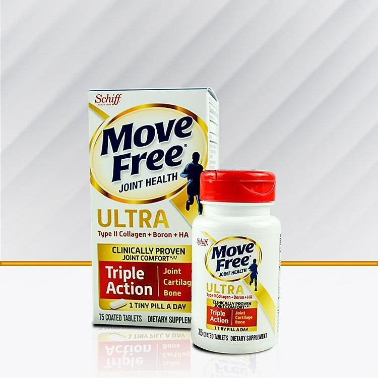 Viên uống bổ xương khớp Schiff Move Free Ultra Triple Action hộp 75 viên chính hãng