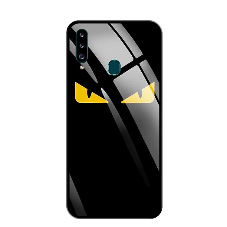 Ốp lưng kính cường lực cho điện thoại Samsung Galaxy A20S - 0160 MONSTER02 - Hàng Chính Hãng