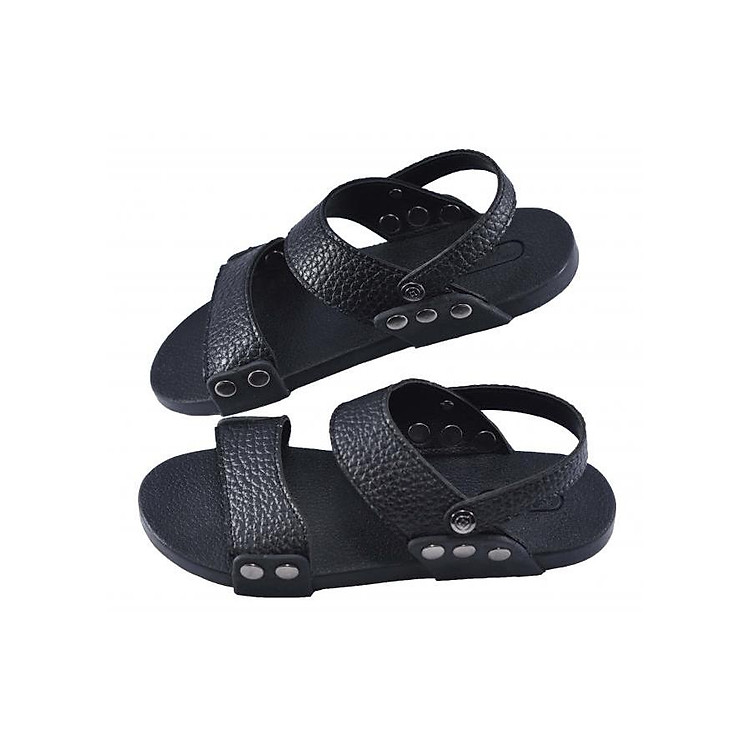 Giày sandal nam da PU mềm êm chân thời trang - TPU-51A (Đen)