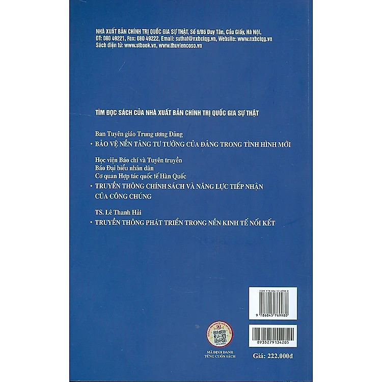 Báo Chí, Truyền Thông, Hiện Đại - Thực Tiễn, Vấn Đề, Nhận Định - GS.TS. Tạ Ngọc Tấn - Ảnh 3