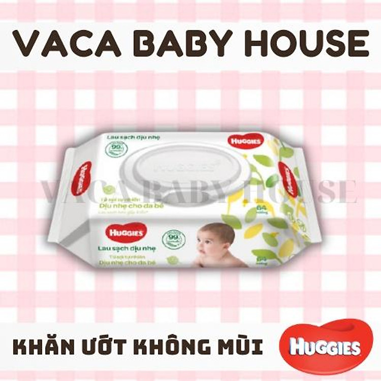 Khăn ướt Huggies không mùi 80 miếng Uy tín Giá tốt - Hình ảnh 2