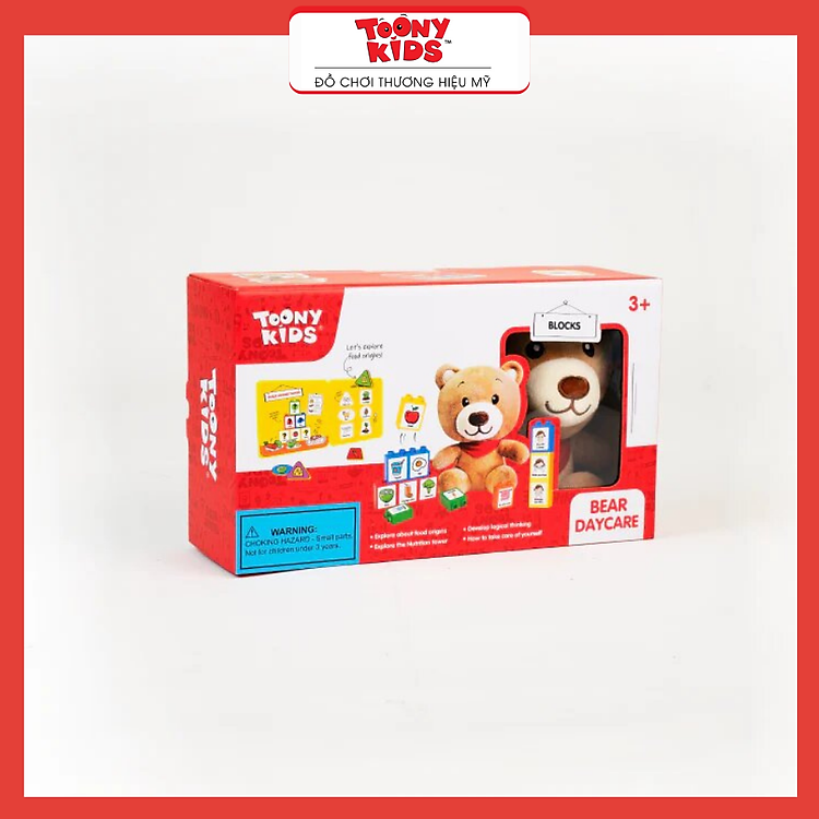 Đồ Chơi Bộ Lắp Ráp Gấu TOONYKIDS Chính hãng Giá rẻ