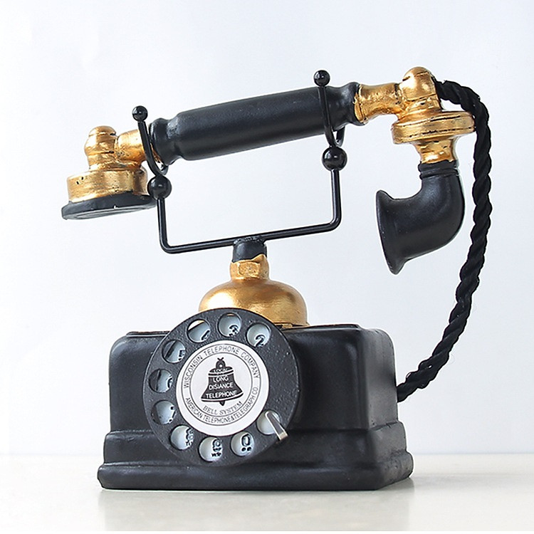 Mô hình Điện thoại bàn giả cổ Vintage