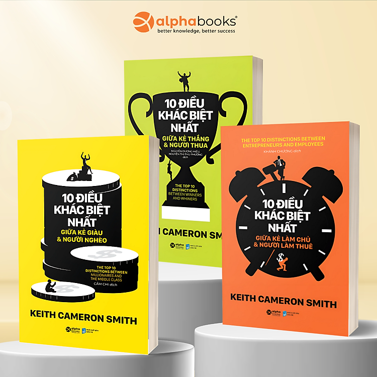 Combo: 10 Điều Khác Biệt Nhất Giữa Kẻ Làm Chủ Và Người Làm Thuê + 10 Điều Khác Biệt Nhất Giữa Kẻ Thắng Và Người Thua + 10 Điều Khác Biệt Nhất Giữa Kẻ Giàu Và Người Nghèo