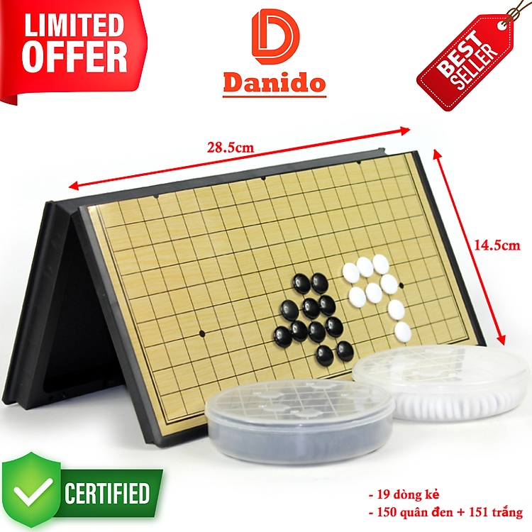 Cờ Vây Nam Châm Cao Cấp - Danido Chính hãng Giá rẻ - Hình ảnh 5