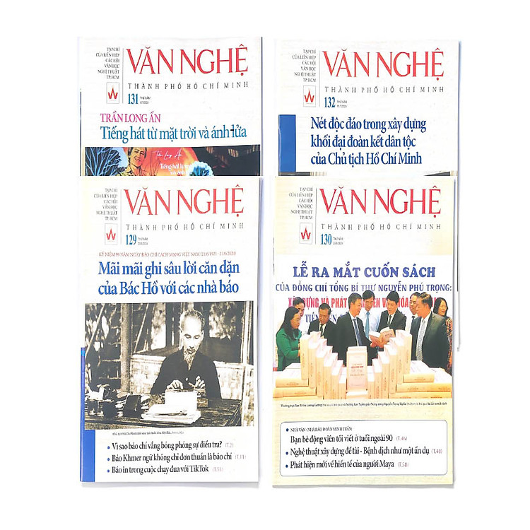 Tạp chí Văn Nghệ TP Hồ Chí Minh bộ 4 cuốn (số 129 – 132)