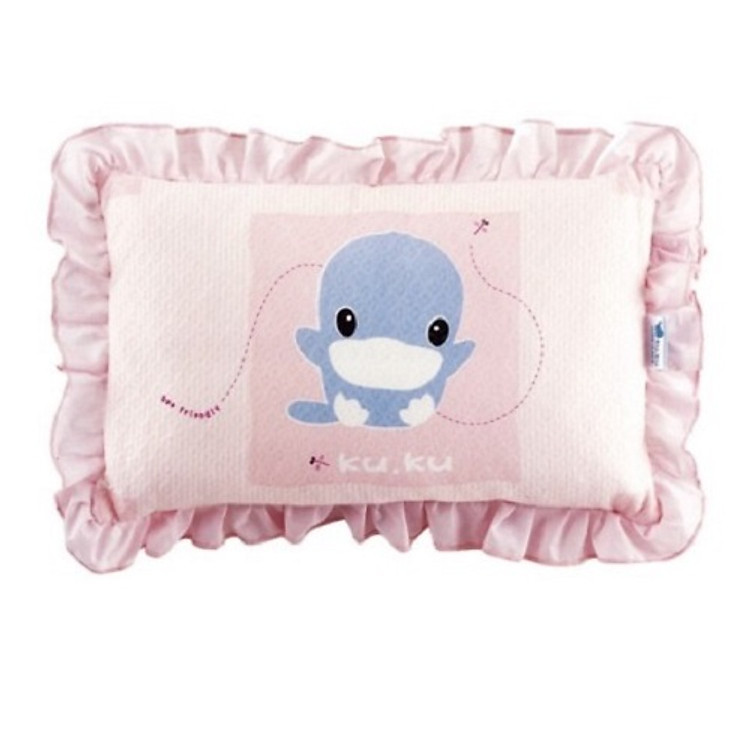 GỐI NẰM CHO BÉ TỪ 8-20 THÁNG KUKU KU2002 - SIZE 30*40cm