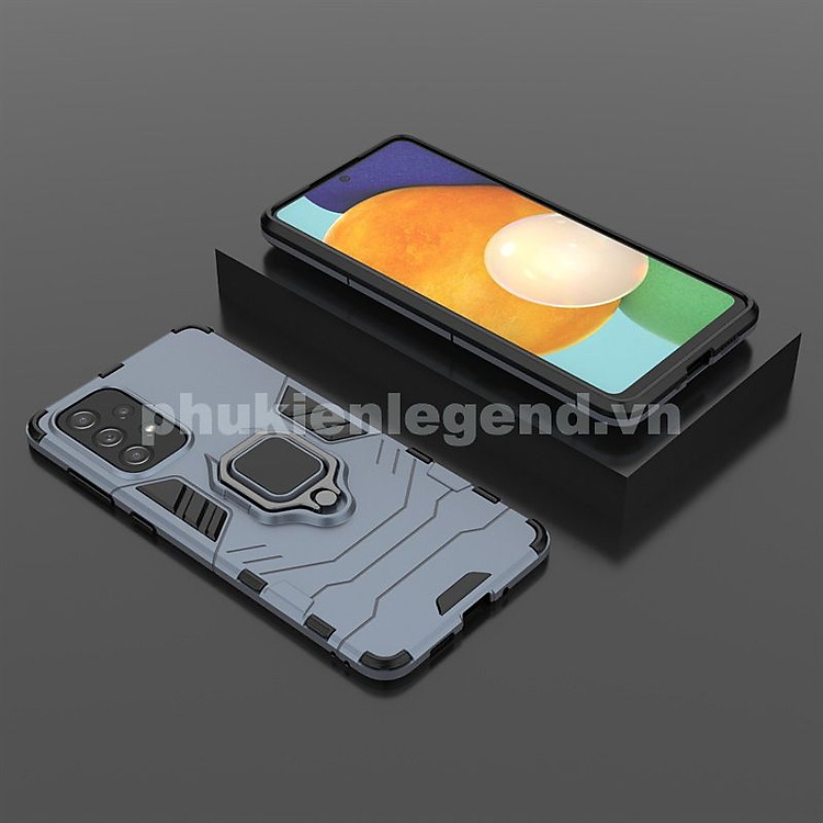 Ốp lưng cho Samsung Galaxy A13, A33, A53, A73 iron man chống sốc kèm iring - Hàng nhập khẩu
