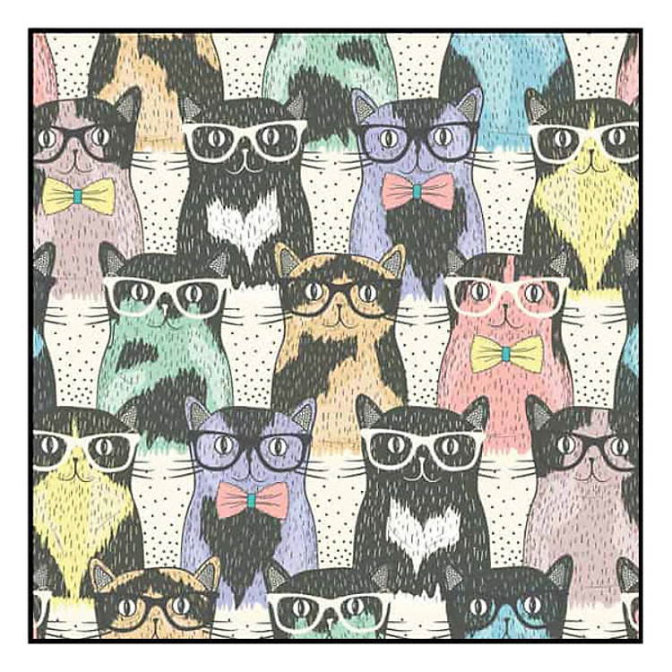 Tranh Trang Trí Gia Đình Mèo