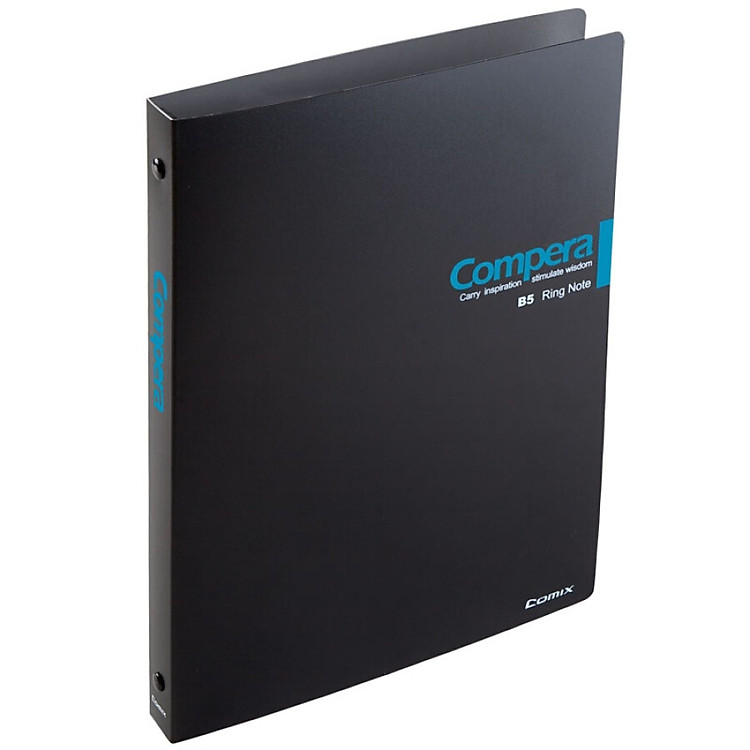 Together (COMIX) CRB5307 PP Binder Notebook / Notepad / Soft Copy 26 Hole B5 30 Page 1 Pack Black