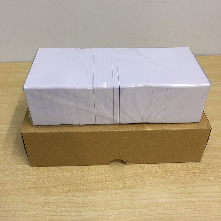 Hộp 250 thẻ nhựa trắng PVC (in nhiệt) - Ảnh 4