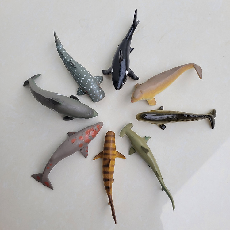 Bộ 8 đồ chơi cá biển cho bé Chính hãng Ưu đãi - Hình ảnh 3