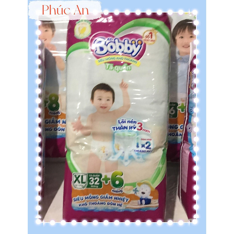 Tã Bỉm Quần Bobby Size XL 32 Miếng Đảm bảo Giá tốt - Hình ảnh 2
