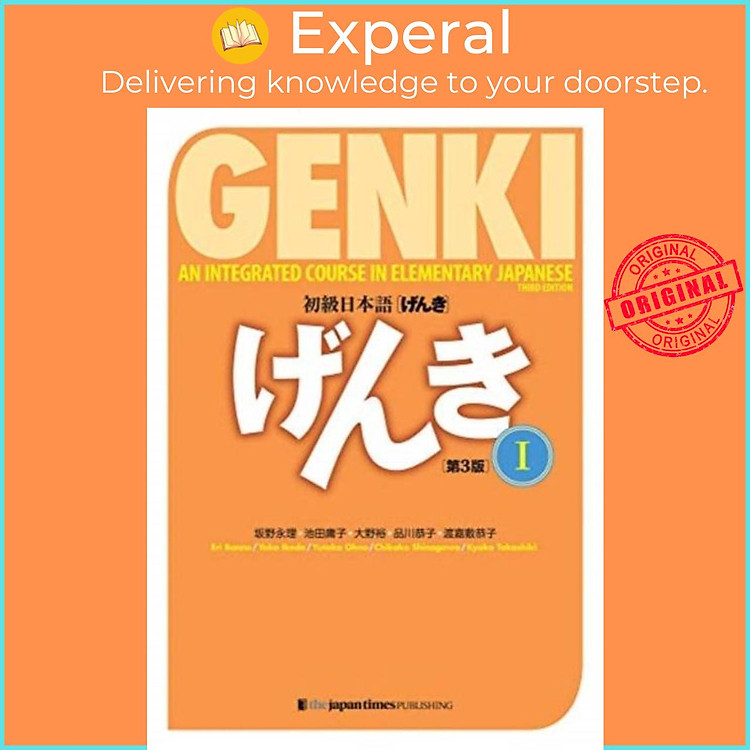 Sách - Genki 1 Third Edition - An Integrated Course in Elementary Japanese 1 by (UK edition, paperback)