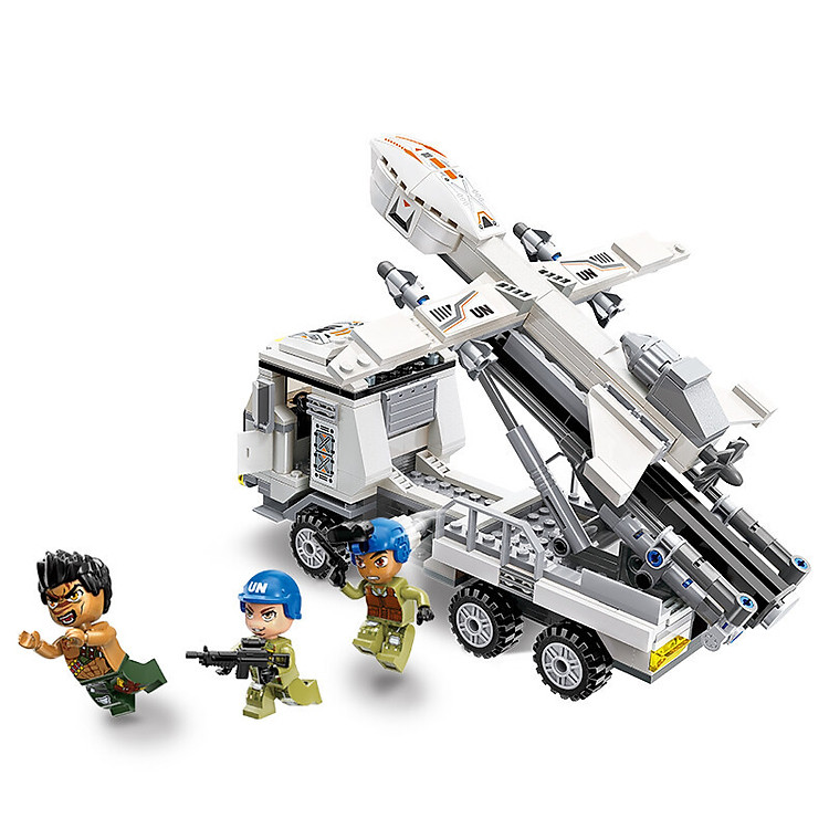 Đồ chơi lắp ráp xe phóng tên lửa Qman Chính hãng Giá rẻ - Hình ảnh 2