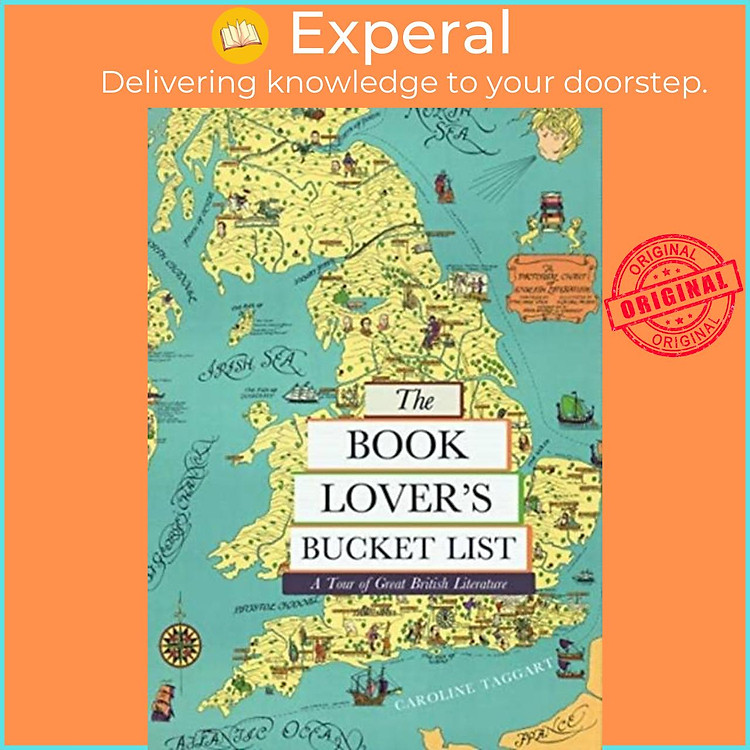 Sách - The Book Lover's Bucket List - A Tour of Great British Literature by Joanna Lisowiec (UK edition, hardcover)