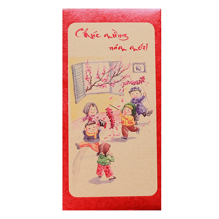 Bộ 10 Chiếc Lì Xì Tết Sum Vầy - Tết Xưa