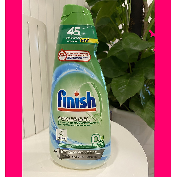 Gel rửa chén bát Finish All In One Max 650ml Shine & Protect