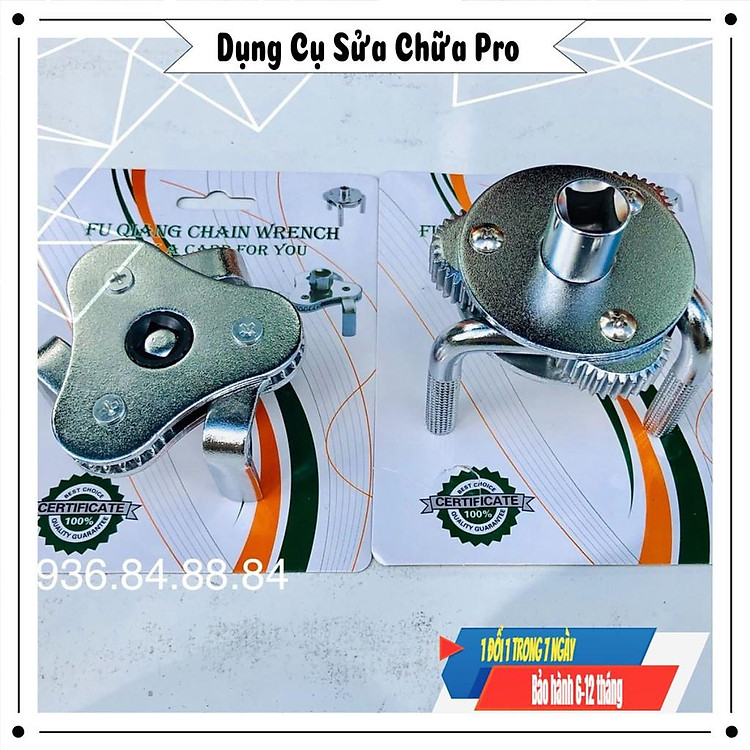 Cảo Mở Lọc Nhớt, Vam Tháo Cốc Lọc Dầu - Cảo Mở Lọc Dầu 3 chân tròn, dẹt