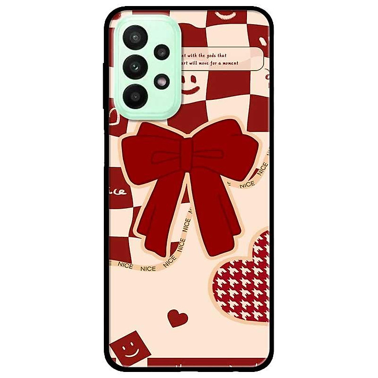 Ốp lưng dành cho Samsung A23 - A53 - A73 - Nơ Đỏ