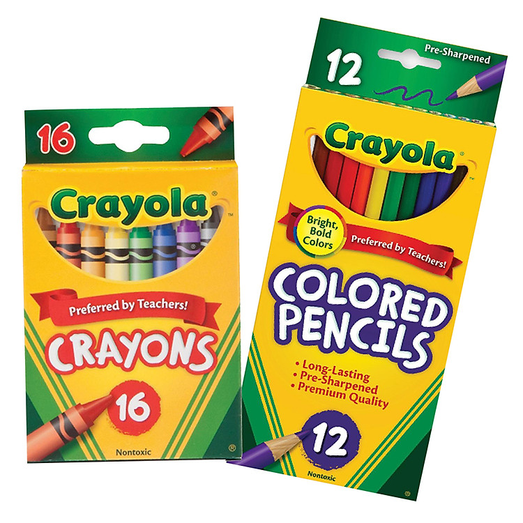 Combo Bút Màu A CRAYOLA CBA (Sáp 16+ Chì 12)