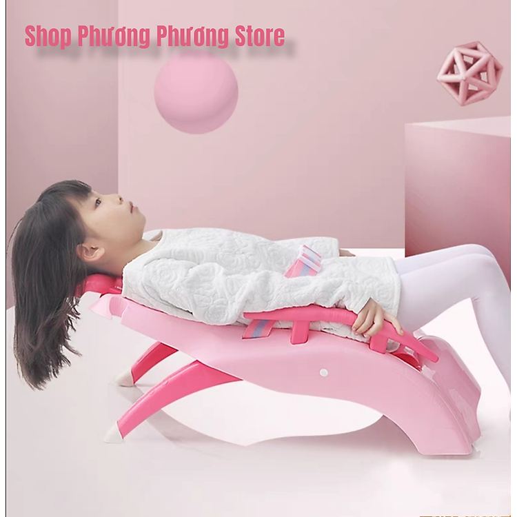 Ghế Gội Đầu Sông Long Cỡ Lớn Hồng Chính hãng Giá rẻ - Hình ảnh 2